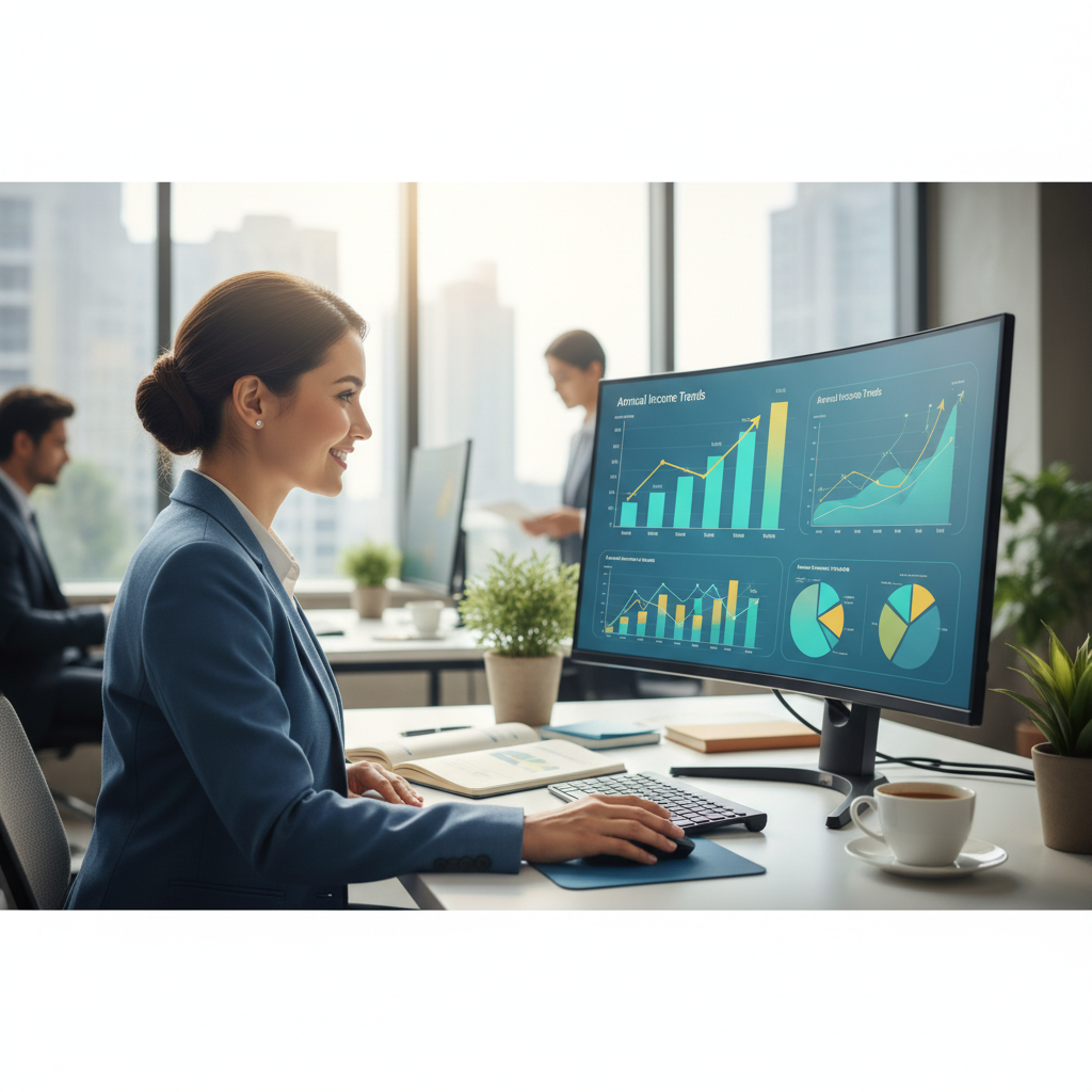 経理年収データのイメージ