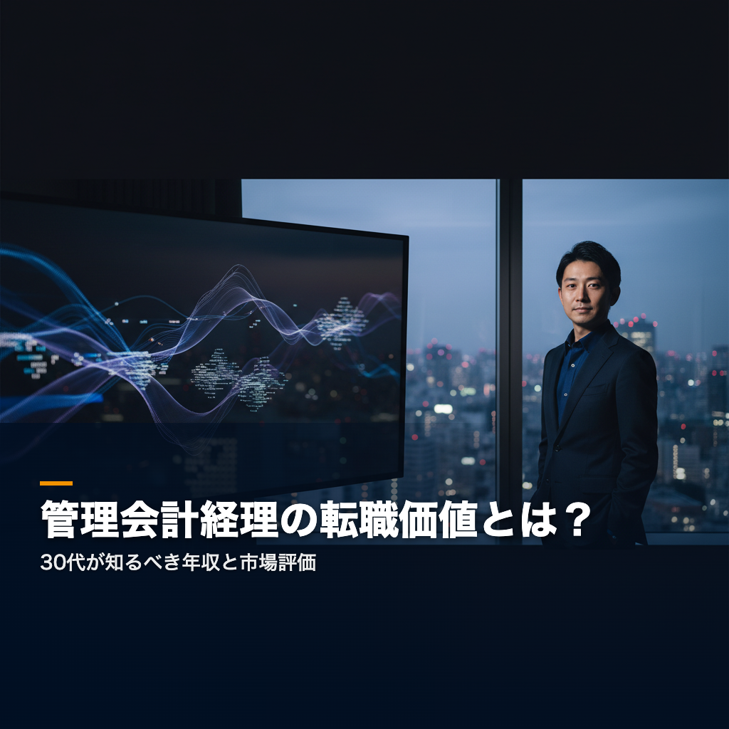 管理会計ができる経理の転職市場価値と年収相場