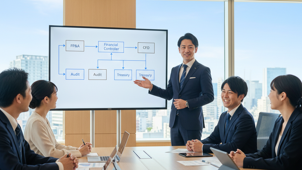 経理のキャリアアップイメージ