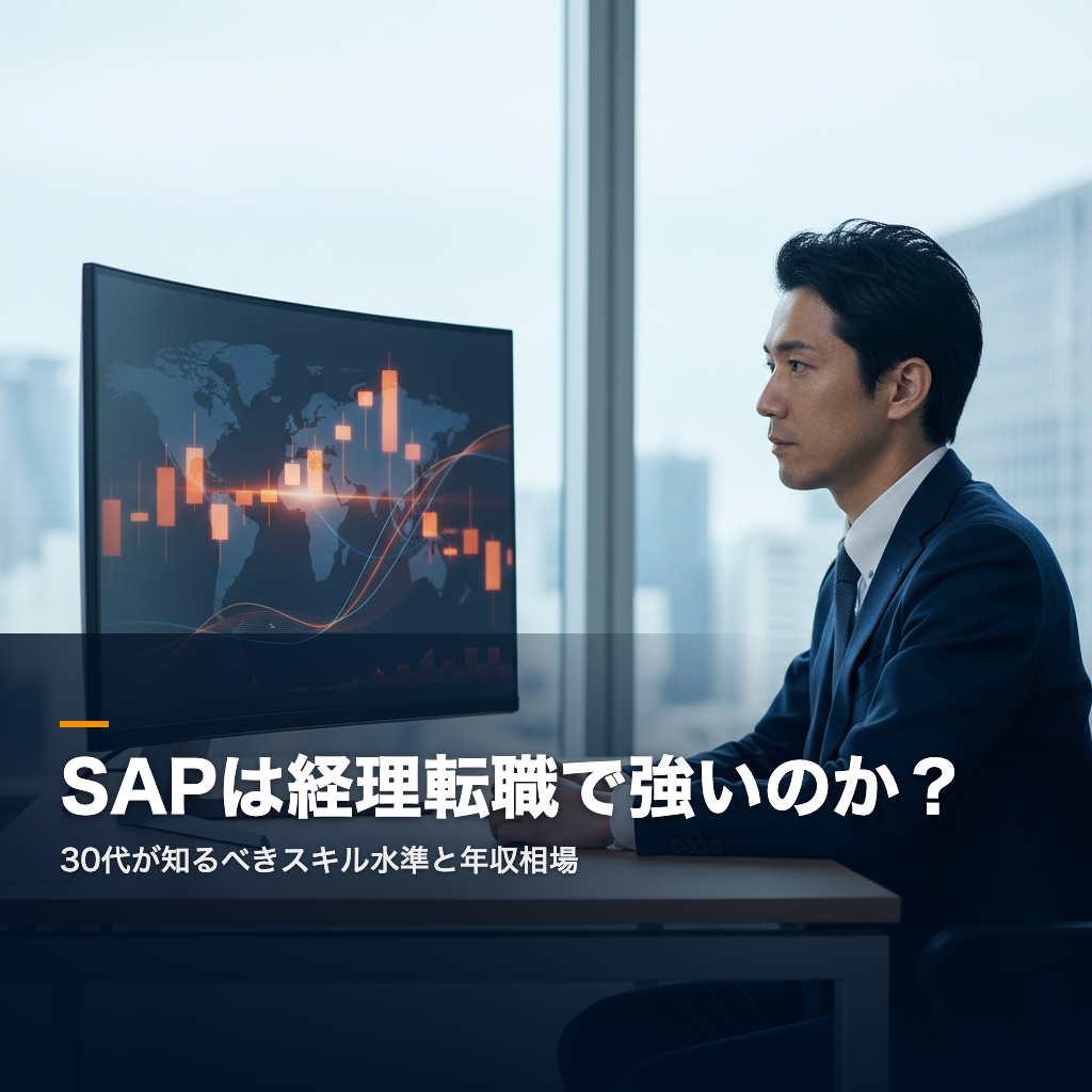 経理SAP転職を検討する30代プロフェッショナル