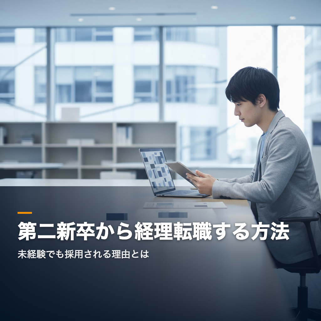 経理転職を目指す第二新卒のための転職ガイド