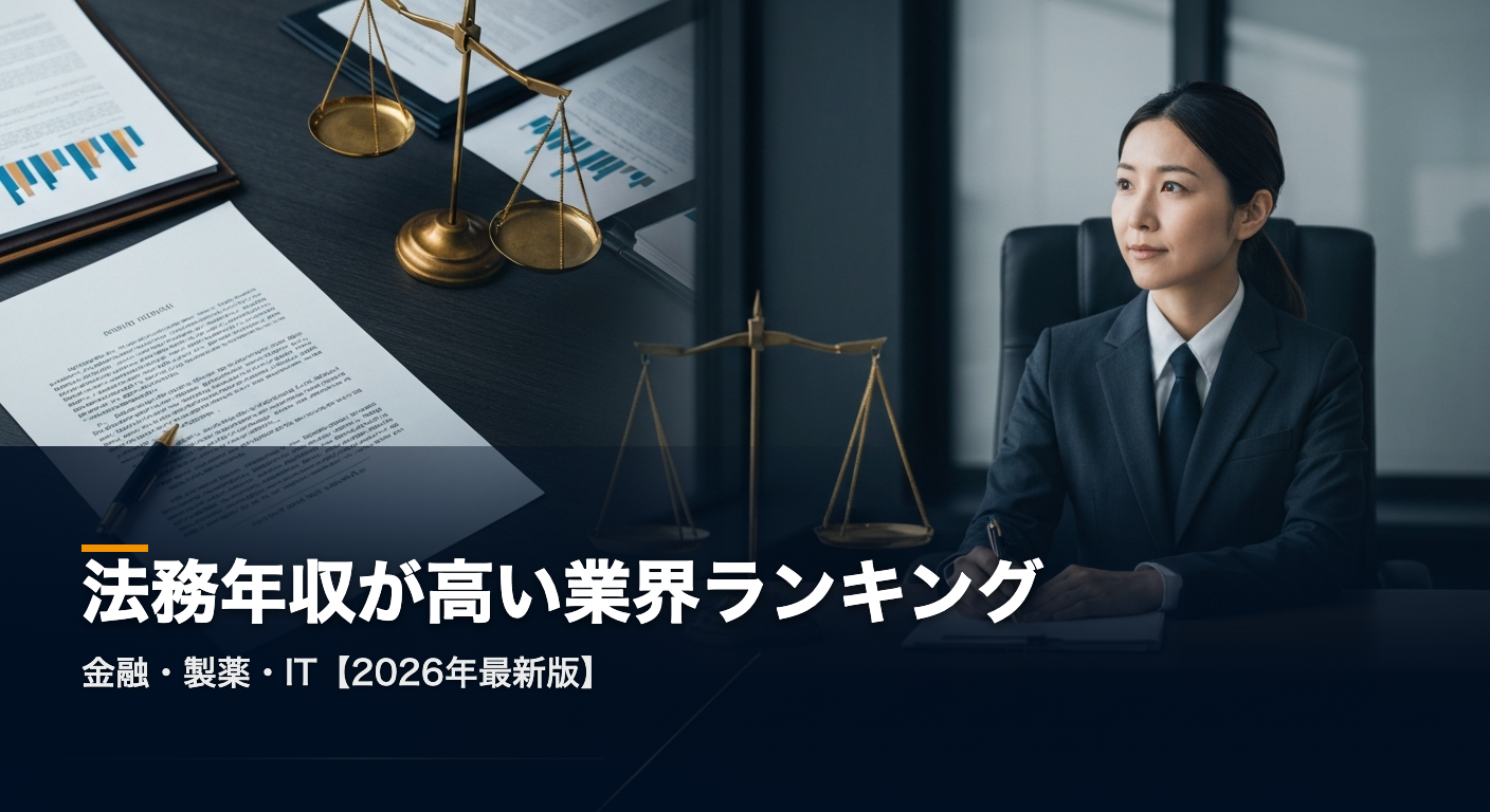 法務年収が高い業界ランキング2026
