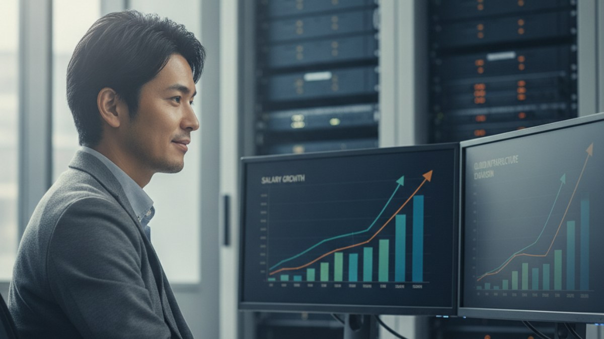 クラウドエンジニアの年収相場を確認するITエンジニア