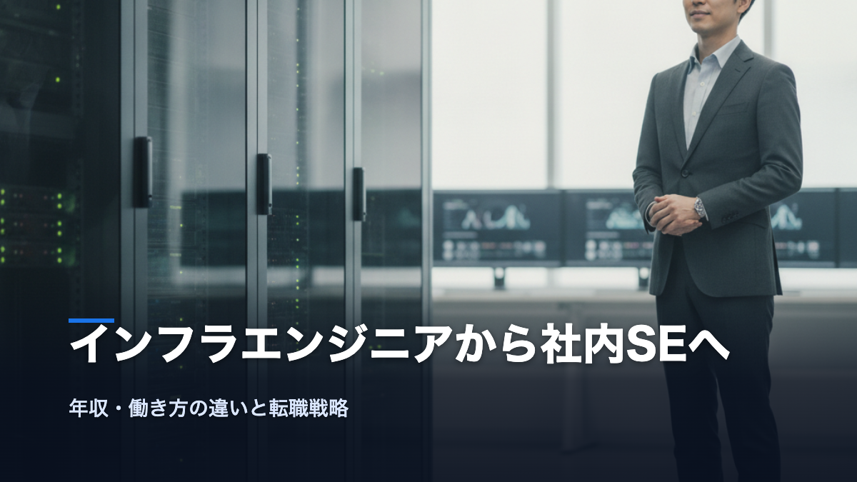 インフラ 社内SE 転職のイメージ