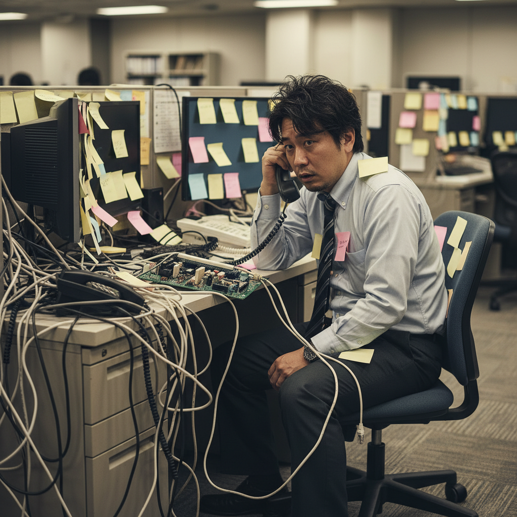 社内SEはやめとけと言われる雑用業務のイメージ