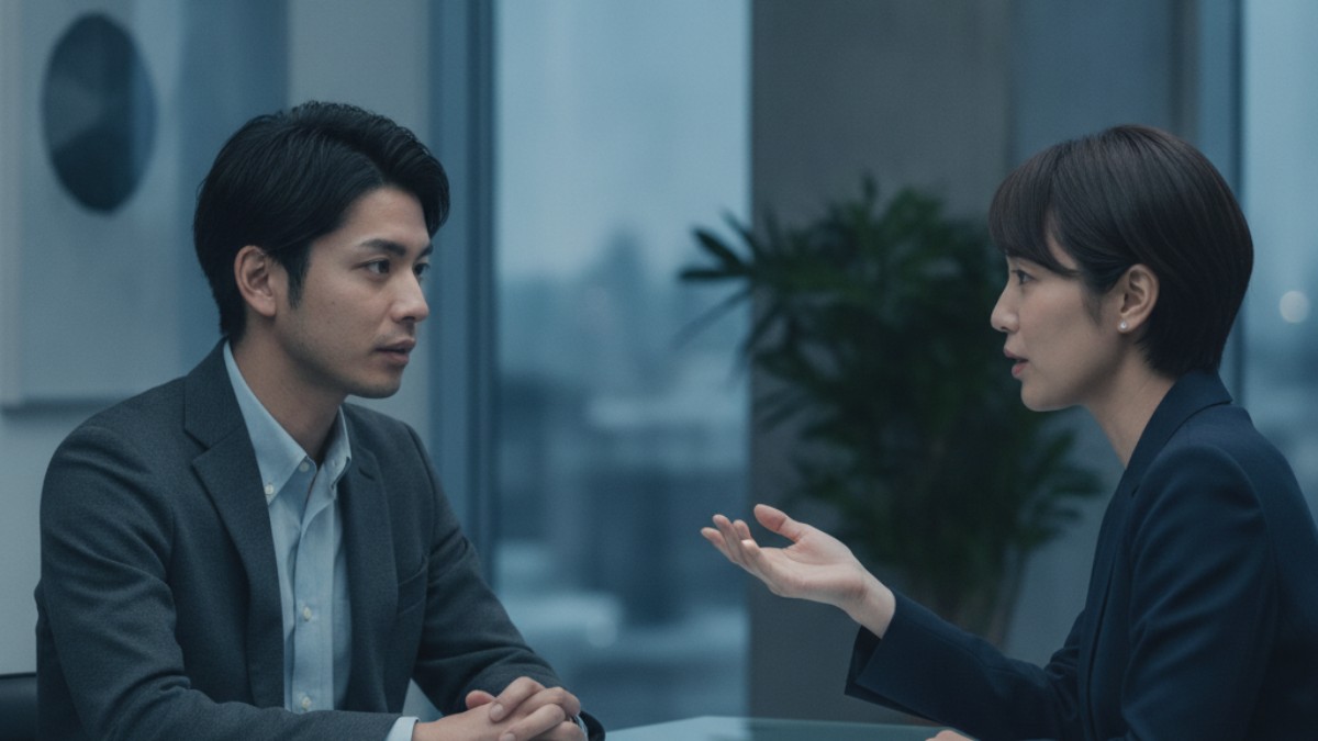 社内SEが年収交渉のコツを実践する様子