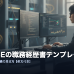 社内SEの職務経歴書テンプレート