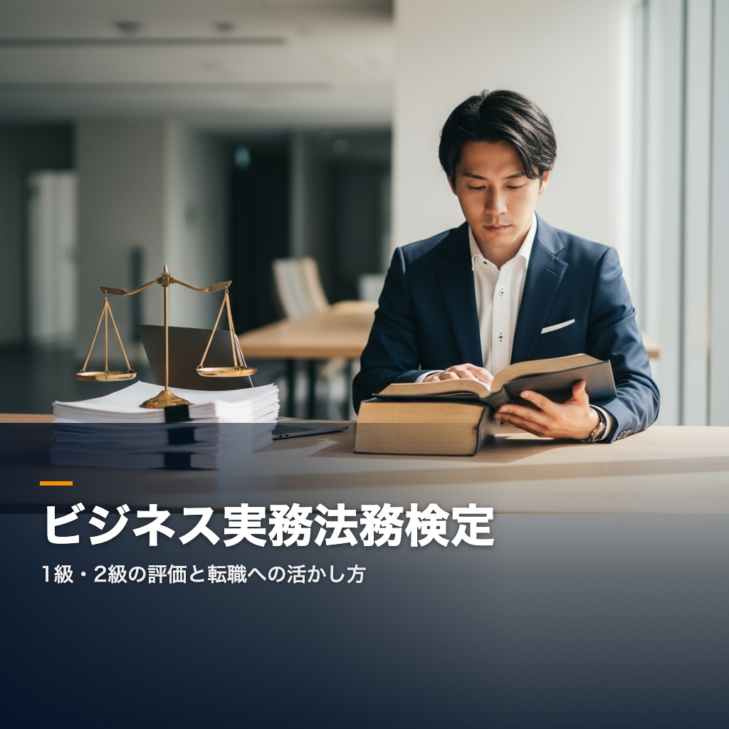 ビジネス実務法務 転職と検定の活かし方