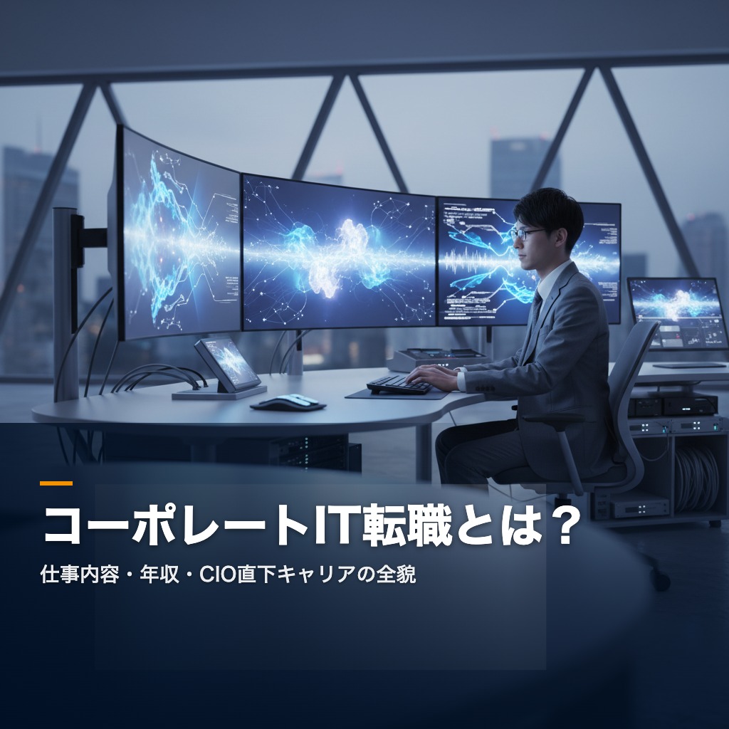 コーポレートIT転職の仕事内容と年収を解説
