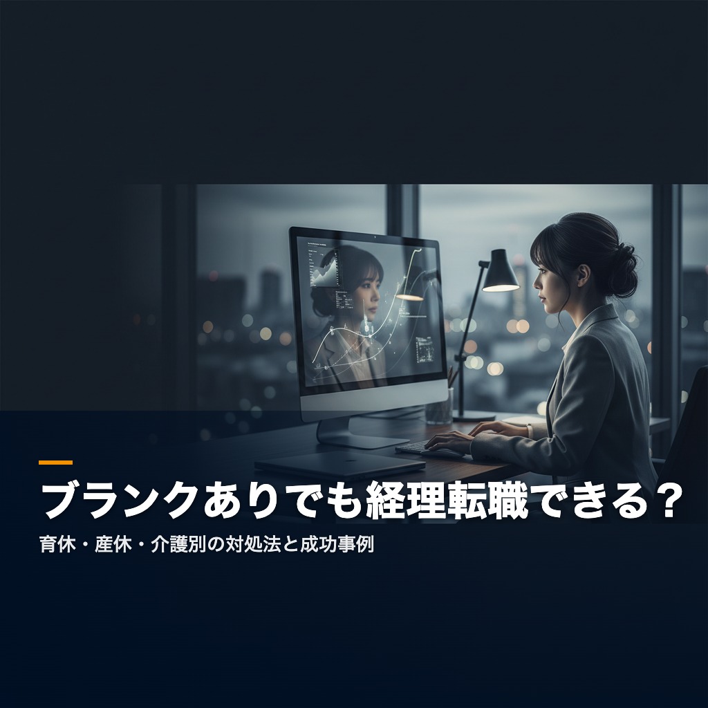 経理のブランク転職を考える女性プロフェッショナル