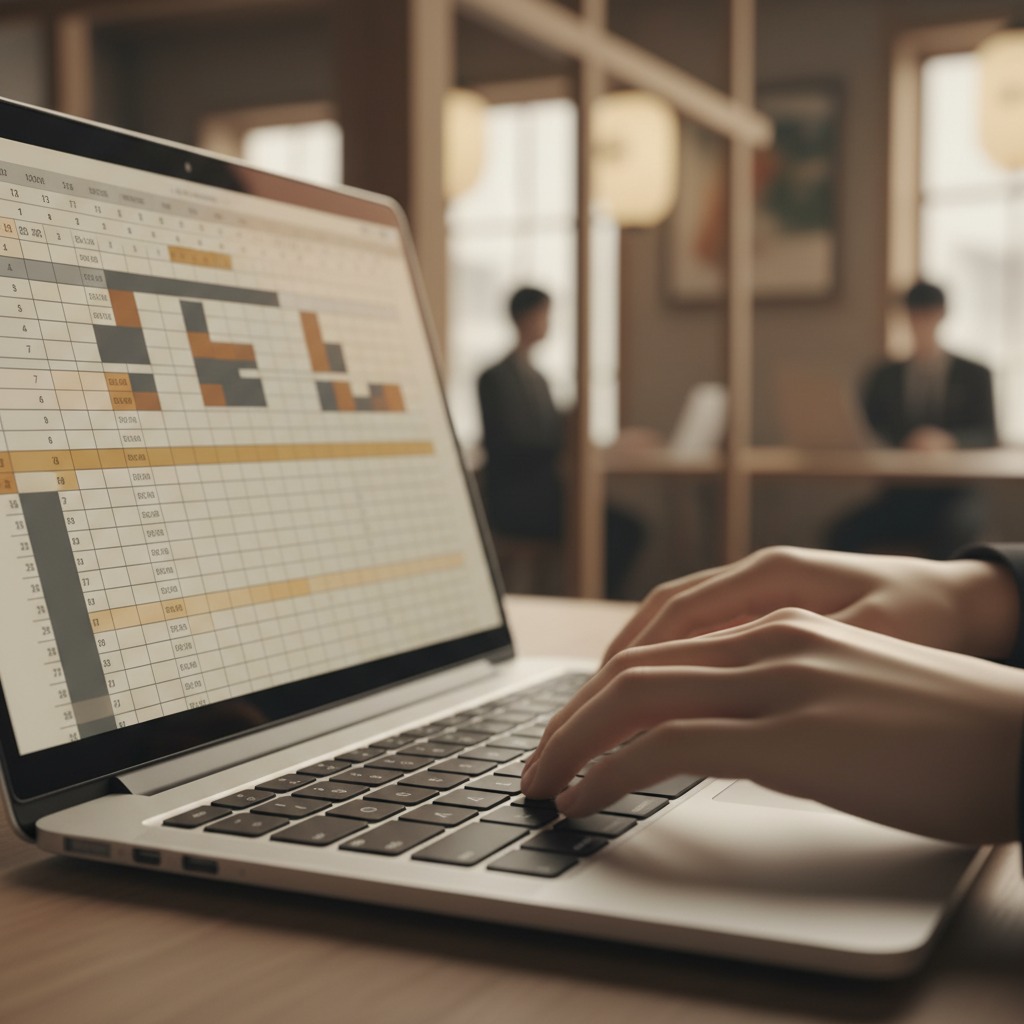 経理転職スキルアップのためのExcel活用イメージ