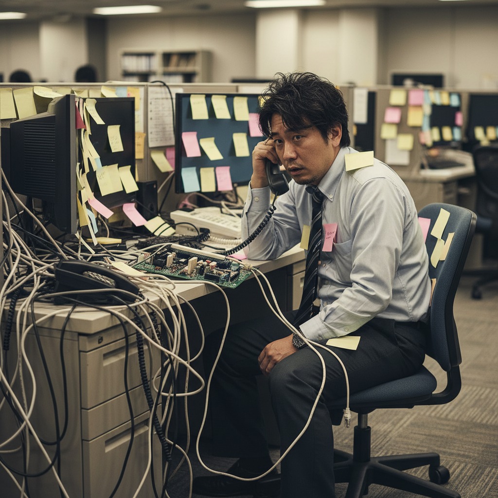 社内SEはやめとけと言われる雑用業務のイメージ
